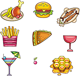 汉堡食物图图片_汉堡食物图素材_汉堡食物图模板免费下载